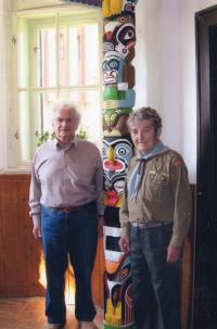 Karel Malý (vpravo)