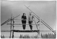 Jiří Švec a Věra Pekařová (letní tábor u České Cikánky v roce 1969)