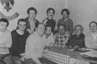 Participants of the first meeting of the restored Junák in January 1990