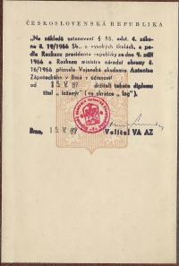 Přiznání titulu Ing.