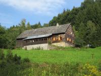 Chalupa z osady Urlich-  část která patřila do katastru Kunčic (Kunzendorf) V tomto domě bydlel Čech Alois Zapletal