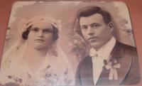 Rodiče manželky Miroslavy Jersákové (Petrákové), kteří v roce 1947 reemigrovali z Volyně