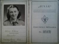 Skautská průkazka 1