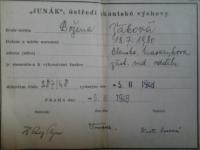 Skautská průkazka 2