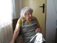 Paní Tamara Lenzová během rozhovoru v září 2012