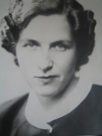 Tamara Lenzová v mládí