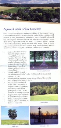 Leták obce Pustá Kamenice