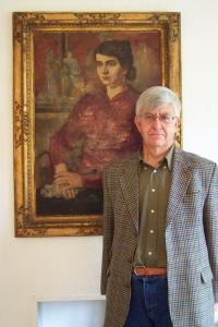 Antonín Stáně in front of the Portrait of his Mother (2012)