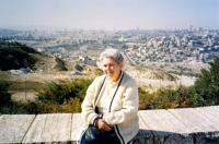 Marieta Šmolková v Jeruzalémě v roce 1993