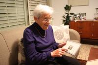 Judith Shaked při natáčení - 2012