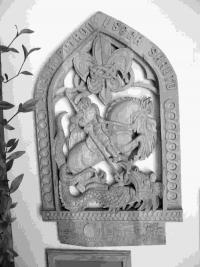 Sv. Jiří, kterého vyřezal Jiří Samek