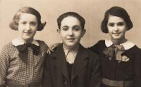 Sourozenci Růžena, Erich a Líza Vogelovi, 1940-1941