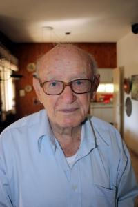 Menachem Tiben při natáčení - 2012