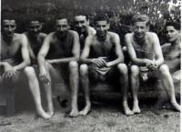 resting in Summer 1948 in Olomouc