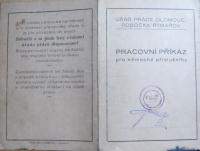 Pracovní průkaz pro německého příslušníka, Aloisie Nickmann