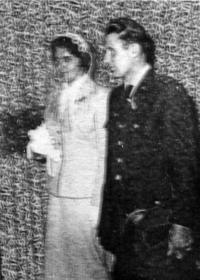 svatba Jaroslava Drozena-Šotka s Hanou Janďourkovou 7. listopadu 1959
