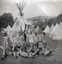 asi skautský tábor Turzovka 1937