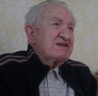 Vilém Vlk při natáčení vzpomínek 6. června 2012