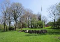 Místo kde stával kostel Nanebevzetí Panny Marie v Nových Vilémovicích