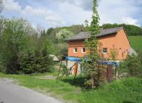 Místo kde stál Obchod Josefa Scharmanna v Nových Vilémovicích