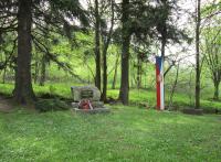 Místo kde byl zastřelen člen finanční stráže v Nových Vilémovicích Stanislav Majzlík