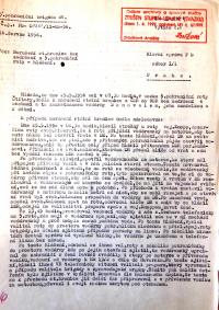 Aš District. Report of the escape of Ondrej Donoval and family to the West (1956)