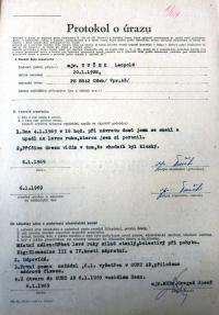 Leopold Tuček. Zranění (1969)