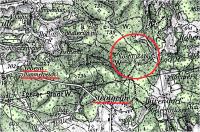 Ašsko. Nebesa (Himmelreich), Výhledy (Steingrün), Hostinec U zelené žáby (Gasthaus "Zum grünen Frosch")