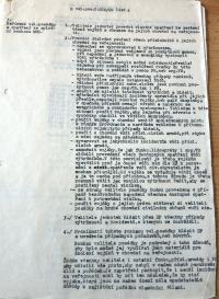 The events of August 1968. An order from Aš garrison commander, Lieutenant Colonel Miroslav Tomeš, from 7 September 1968 (4)