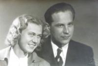 Miloš Lokajíček with his wife