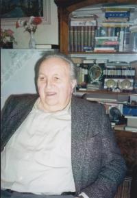 Richard Novák during the interview in 2012