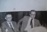 Karel Beránek vlevo
