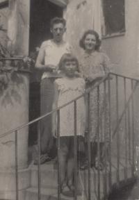 1955; his stepfather, mother, and youngest sister