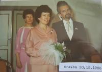 Svatba Bohumila Robeše v roce 1986