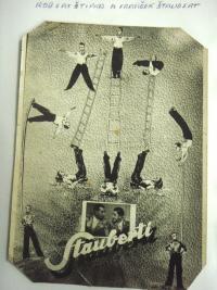 Plakát na představení Cirkusu Štauberti