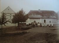 Farm of the Mastný family in Úboč (1910)