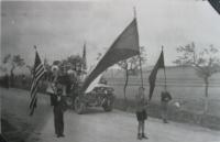 Liberation celebrations in Kolovec, May 1945