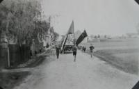 Oslavy osvobození v Kolovči, květen 1945