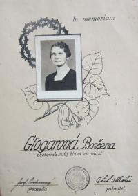 Matka Božena Glogarová