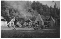 Skautský tábor hlineckých světlušek 1939