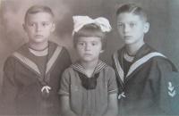 The Sobotík siblings (Zdeněk, Vladimír, Naděžda)