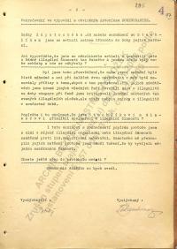 Protokol o výpovědi z r.1952-2
