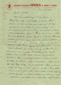Letter to Mrs. Klapalová-1