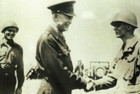 gen. Eisenhover, Borské letiště 1945