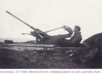 Německý protiletecký 20mm kanon, Dunkerque 2.11.1944