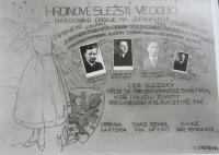 Vedoucí odbojové organizace Obrana Slezska jež byli v roce 1943 popraveni ve Vratislavi