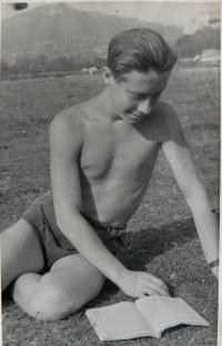 Otto Šimko v Nitre v roku 1942