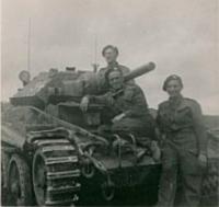 Harry Pollák na tanku