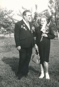 Nikolaj Kuzmin s manželkou, 1981