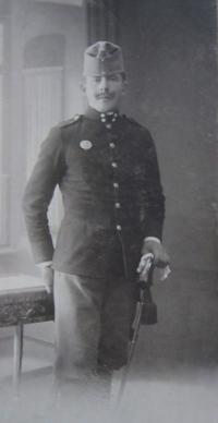 Father Josef Nevtípil in World War I